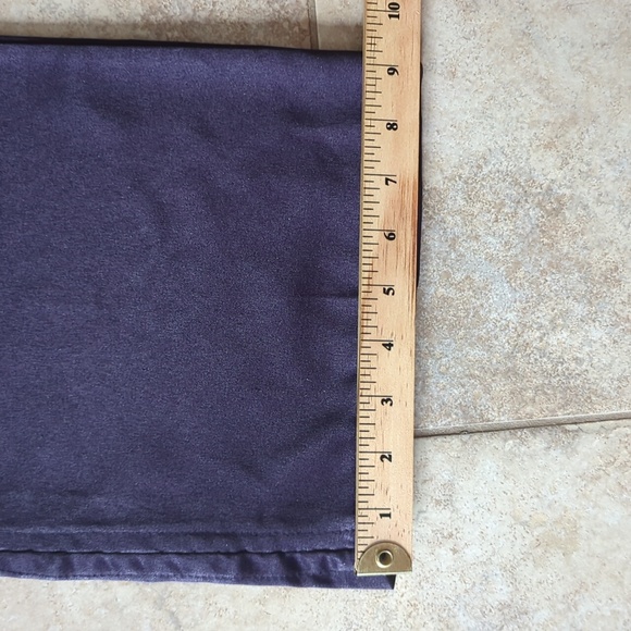 Dark purple satin pants - Picture 9 of 11